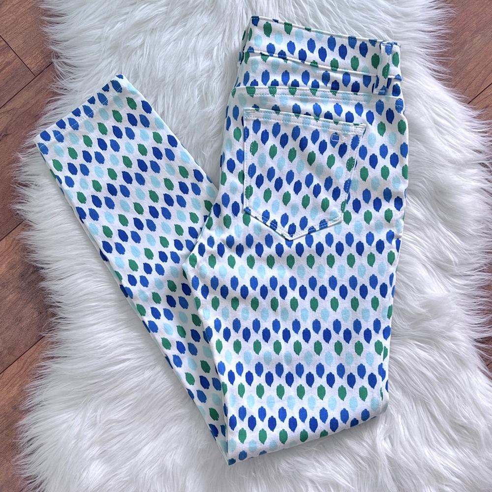 Vineyard Vines Ikat Dot Print Skinny Jeans Size 6